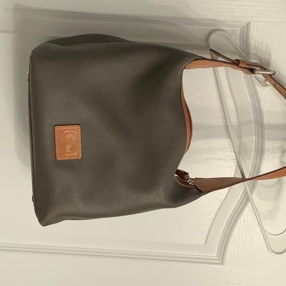 Dooney & Bourke Handbags - Dooney & Bourke Hobo in Elephant. Excellent condition. Pictures are accurate.